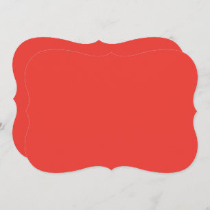 Create a Striking Red Background with White Border Card