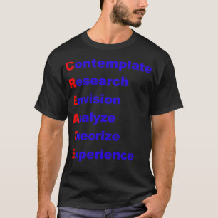 Create Acrostic Contemplate Research Analyse Theor T-Shirt