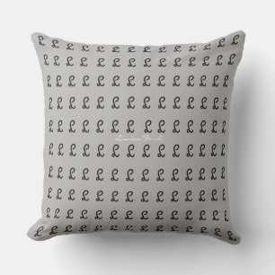 create an amazing and personalised grey outdoor cushion