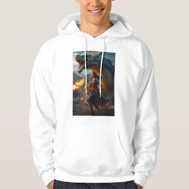 Create an image of a superhero with the power of hoodie (Front)