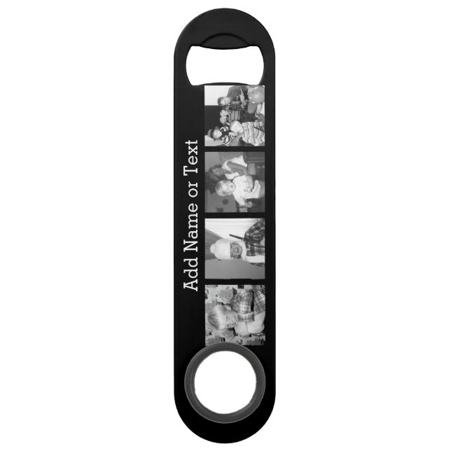 Create an Instagram Collage with 4 photos - black (Front)