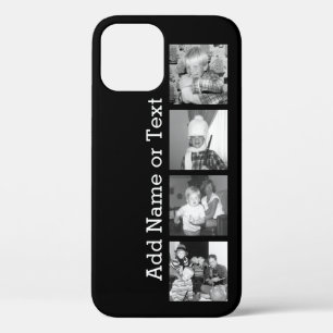 Create an Instagram Collage with 4 photos - Black iPhone 12 Pro Case