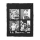 Create an Instagram Collage with 4 photos - black