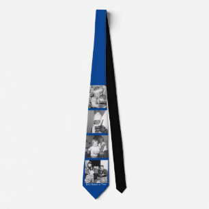 Create an Instagram Collage with 4 photos - blue Tie