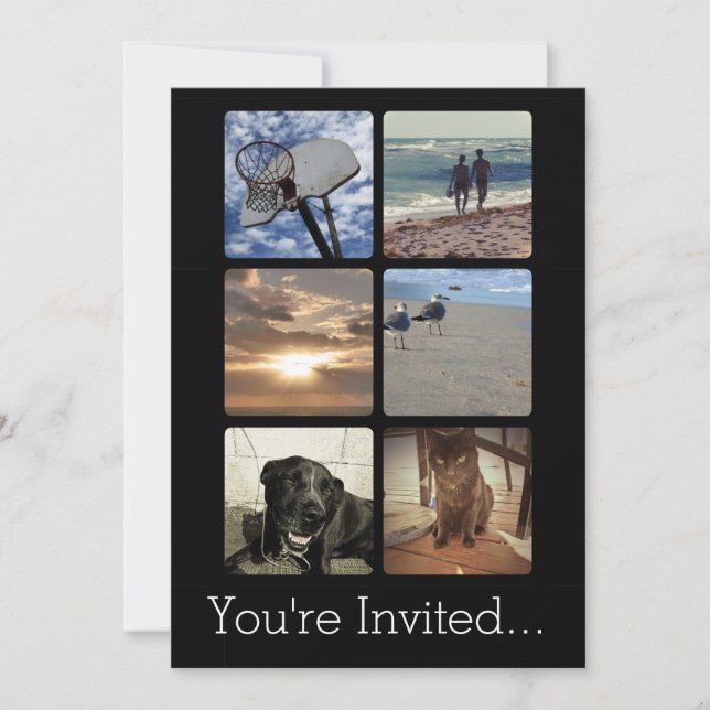 Create an Instagram Photo Invitation (Front)