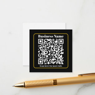 Create an Instantly Scannable Business QR code Enclosure Card