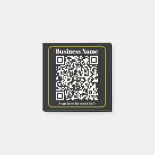 Create an Instantly Scannable Business QR code Post-it Notes