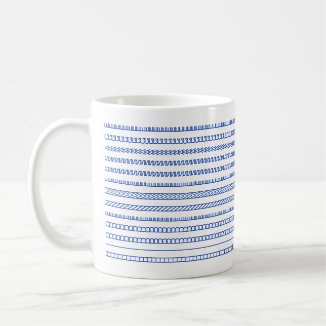 Create An Unusual Modern & Trendy Hidden Message B Coffee Mug (Left)