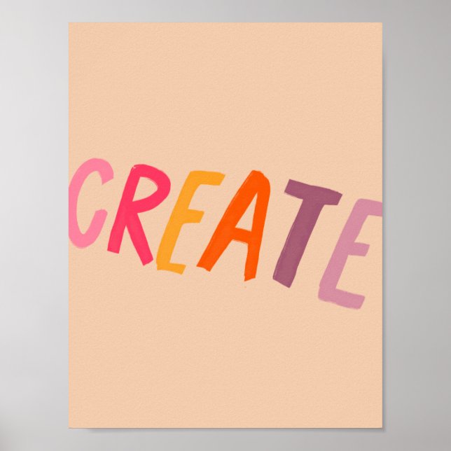 CREATE Colourful Poster (Front)