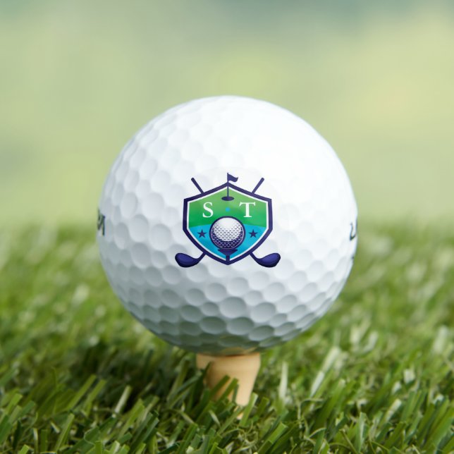 Create cool initials monogram golf balls (Insitu Tee)