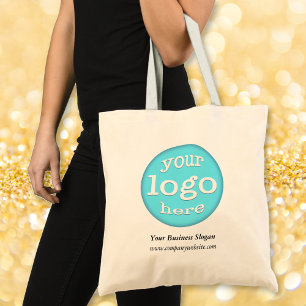 Create Custom Company Business Logo Promo Branded Tote Bag