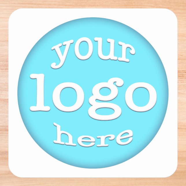 Create Custom Company Business Office Event Logo Square Sticker (Create Custom Company Business Office Event Logo Square Sticker)
