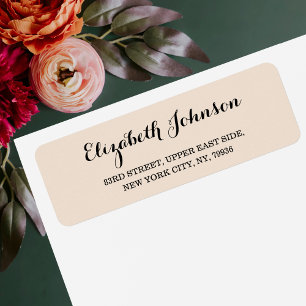 Create Custom Elegant Rustic Earth Return Address Label