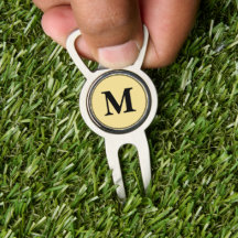 Create Custom Personalised Black Gold Monogrammed