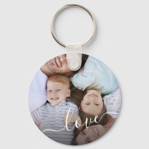 Create Custom Personalised Photo Round Keyring
