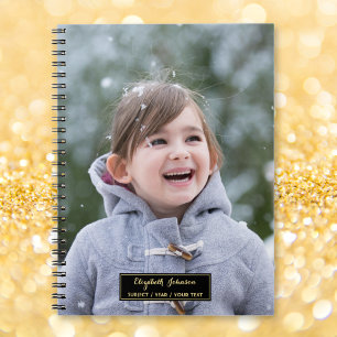 Create Custom Personalised Photo Ruled Notebook