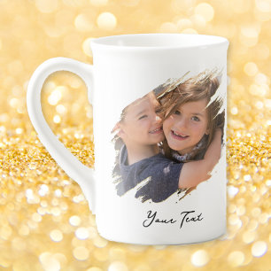 Create Custom Personalised Photo Text Tea Coffee Bone China Mug