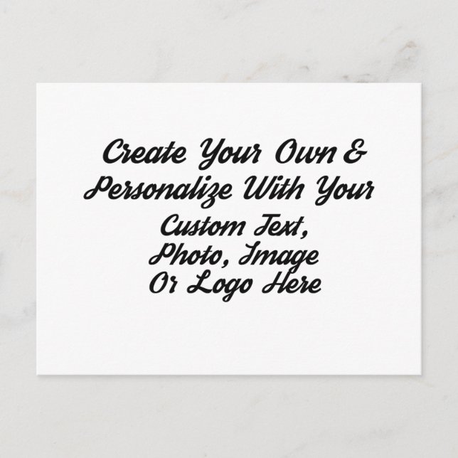 Create Custom Personalised Save The Date Postcard (Front)