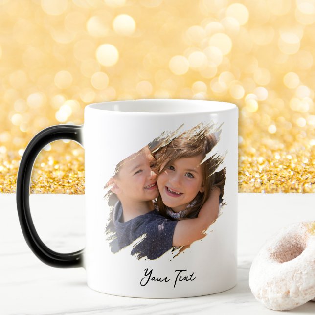 Create Custom Photo and Text Unique Colour Changin Magic Mug (Create Custom Photo and Text Unique Color Changing Magic Mug)