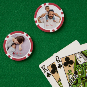 Create Custom Photo Home Tournament Game Night  Poker Chips