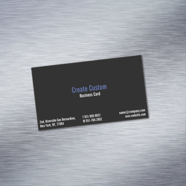 Create Custom Professional Modern Magnetic Card (In Situ)