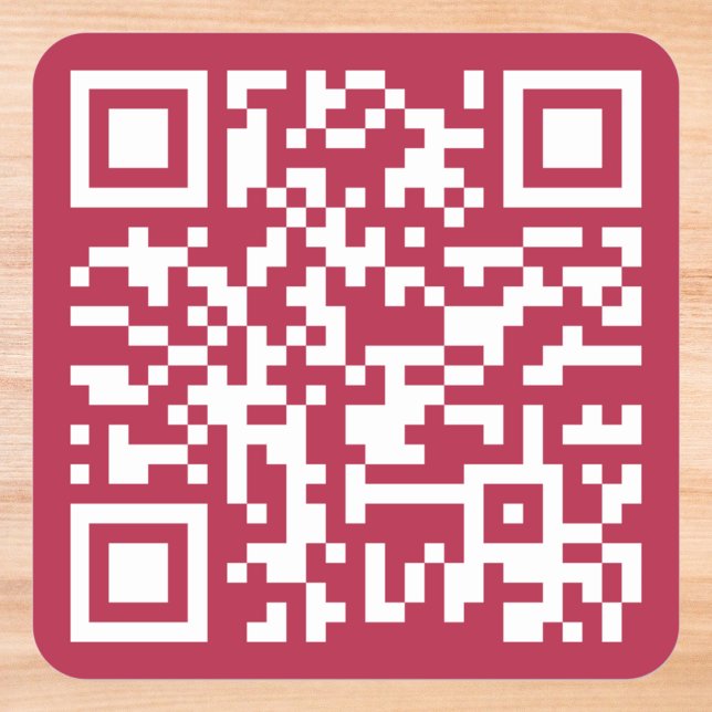 Create Custom QR Code Business Website Address URL Square Sticker (Create Custom QR Code Business Website Address URL Square Sticker)