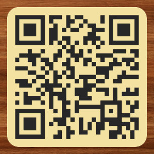 Create Custom Small Business Website QR Code Scan Square Sticker