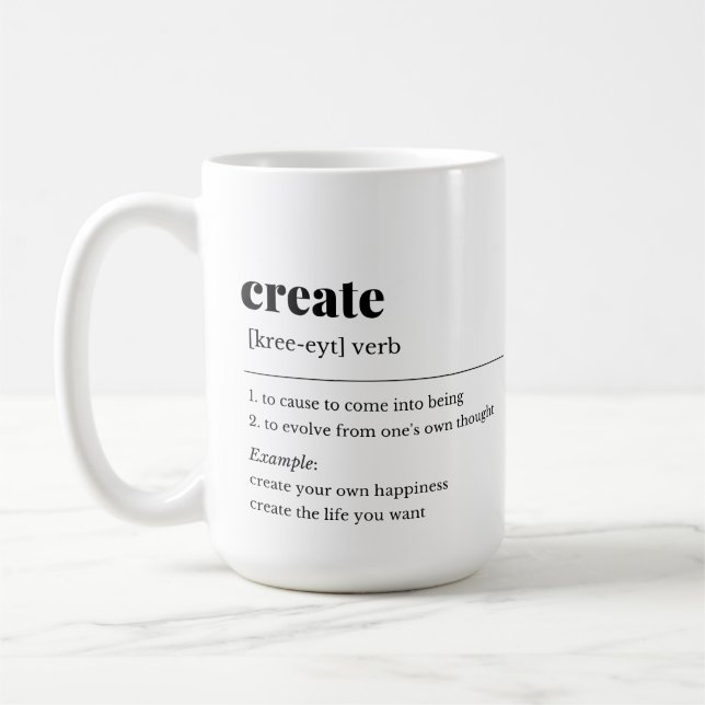 Create Definition Mug (Left)