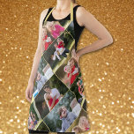 Create Family Kids Pets Wedding 5 Photo Collage Apron<br><div class="desc">Create your own custom, personalised, unique, one-of-a-kind, stylish, trendy, chic, elegant faux gold script typography font, five photo collage, machine washable, top quality polyester, all-over print apron. To personalise, simply add 5 of your favourite family / couple / kids / baby / pets / wedding photos, along with your text,...</div>