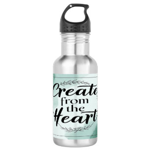 Create From The Heart 2 water bottle