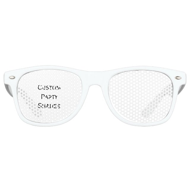 Create Fun Cool Custom DIY Party Shades Sunglasses (Front)