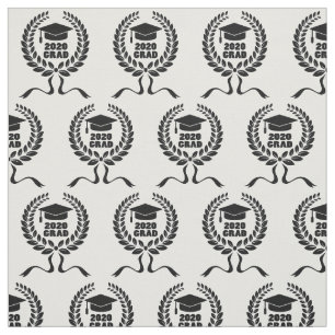 Create Graduation 2020 Laurel Wreath Pattern Fabric