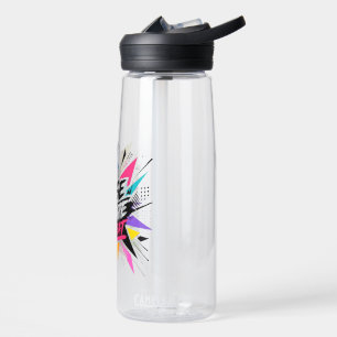 Create Grow Repeat Motivational Typography – Colou Water Bottle