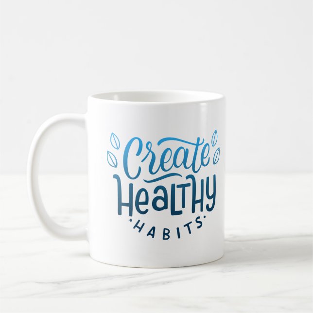 CREATE HEALTHY COFFEE MUG (Left)