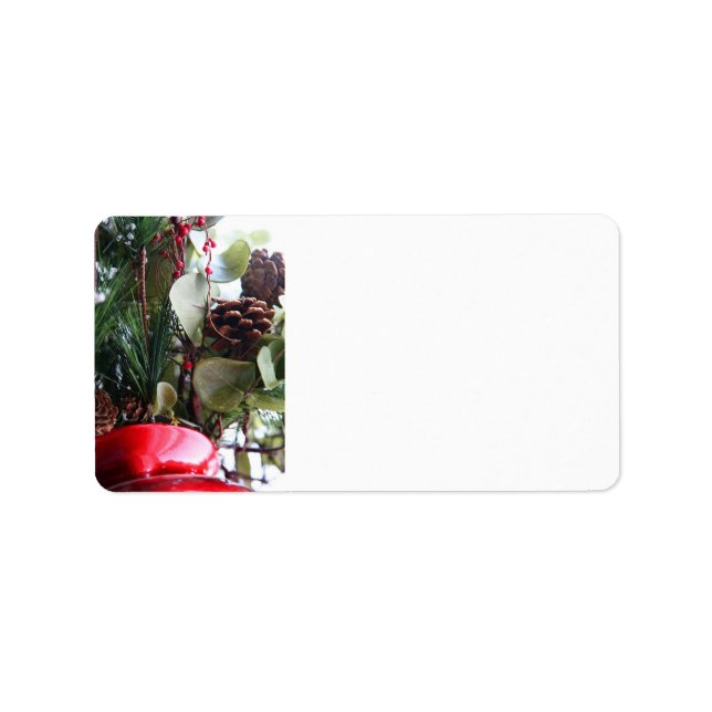 Create Holiday Card Envelope Mailing Label Sticker (Front)