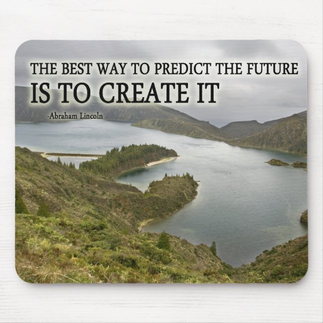 Create It Quote on Photograph Mouse Pad (Front)