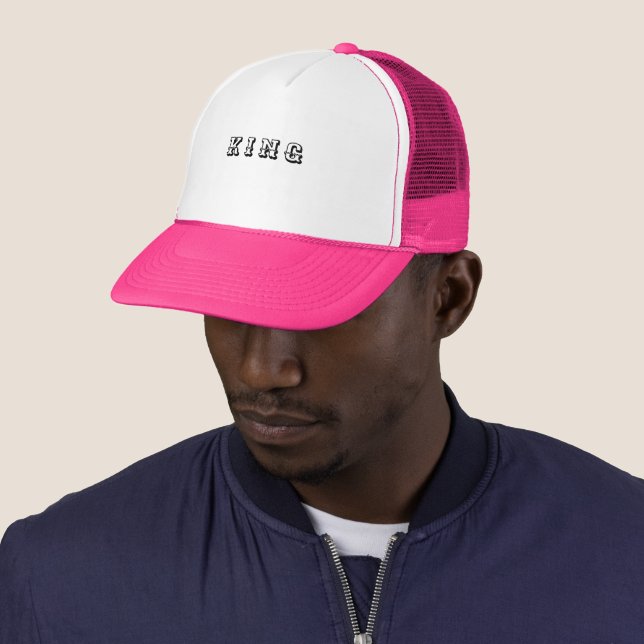 Create logo, design, or text-cap Stylish Handsome Trucker Hat (In Situ)