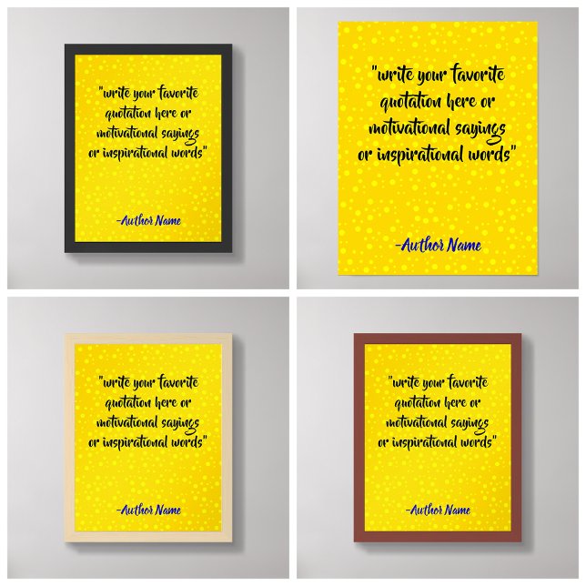 Create Luxury Black and Gold Quote  Poster (Luxe Inspirational Quote)