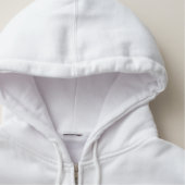 Create Mens Custom Monogram Fathers Day Birthday Embroidered Hoodie (Detail - Neck (in White))