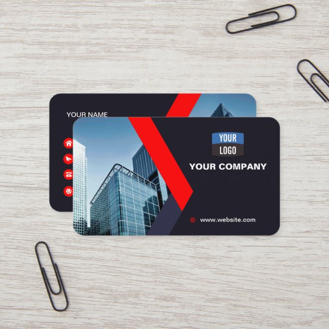 Create modern Professional Business Cards (Front/Back In Situ)