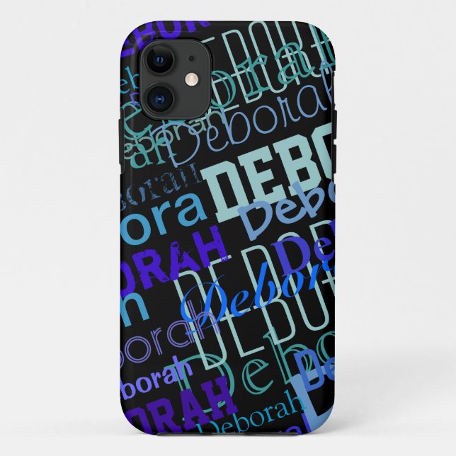 create name pattern Case-Mate iPhone case (Back)
