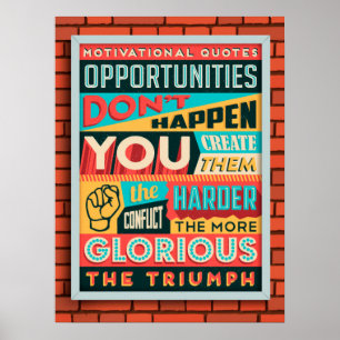Create Opportunities Poster