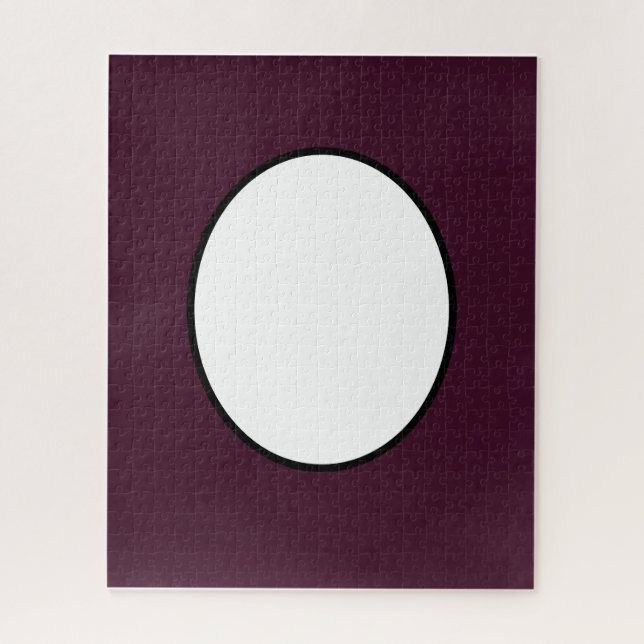Create own Aubergine Personalised Jigsaw Puzzle (Vertical)