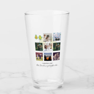 Create Own BFF Photo Collage gifts - Vegan Avocado Glass