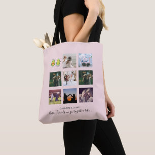 Create Own BFF Photo Collage gifts - Vegan Avocado Tote Bag