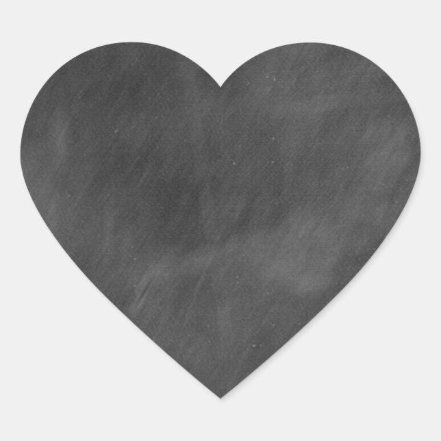 Create  own chalkboard designs - add text pics etc heart sticker (Front)