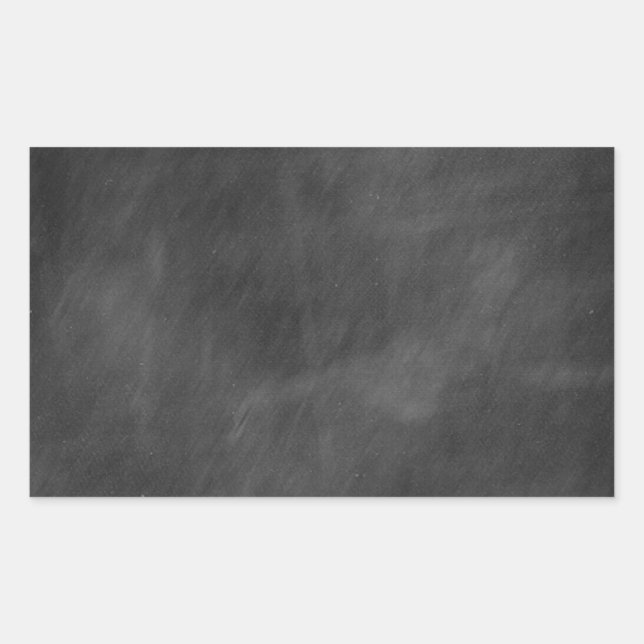 Create  own chalkboard designs - add text pics etc rectangular sticker (Front)