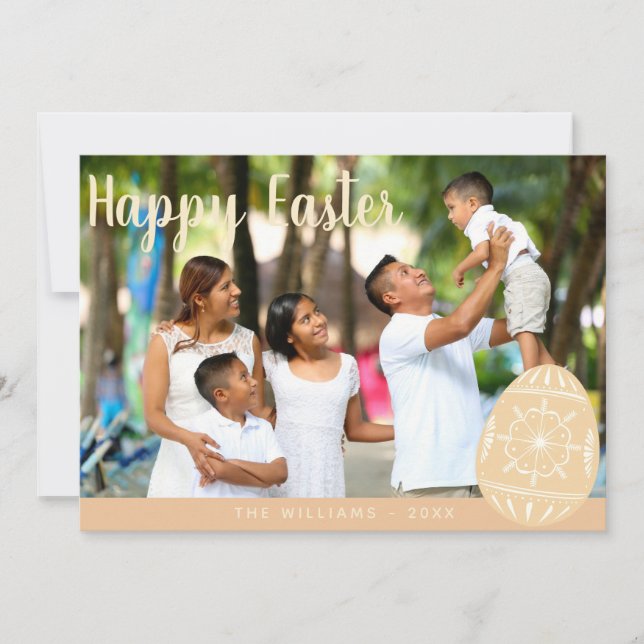 Create Own Easter Card - Add Family Photo (Front)
