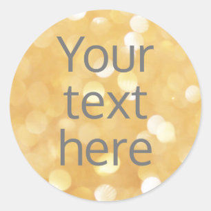 create own image text sticker gold sparkle glitter