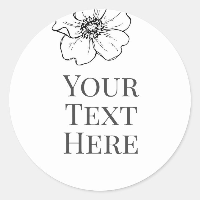 create own image text sticker rainbow (Front)
